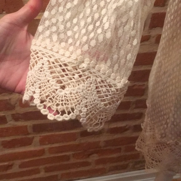 Kori America polka dot lace/embroidered tunic - Picture 3 of 7